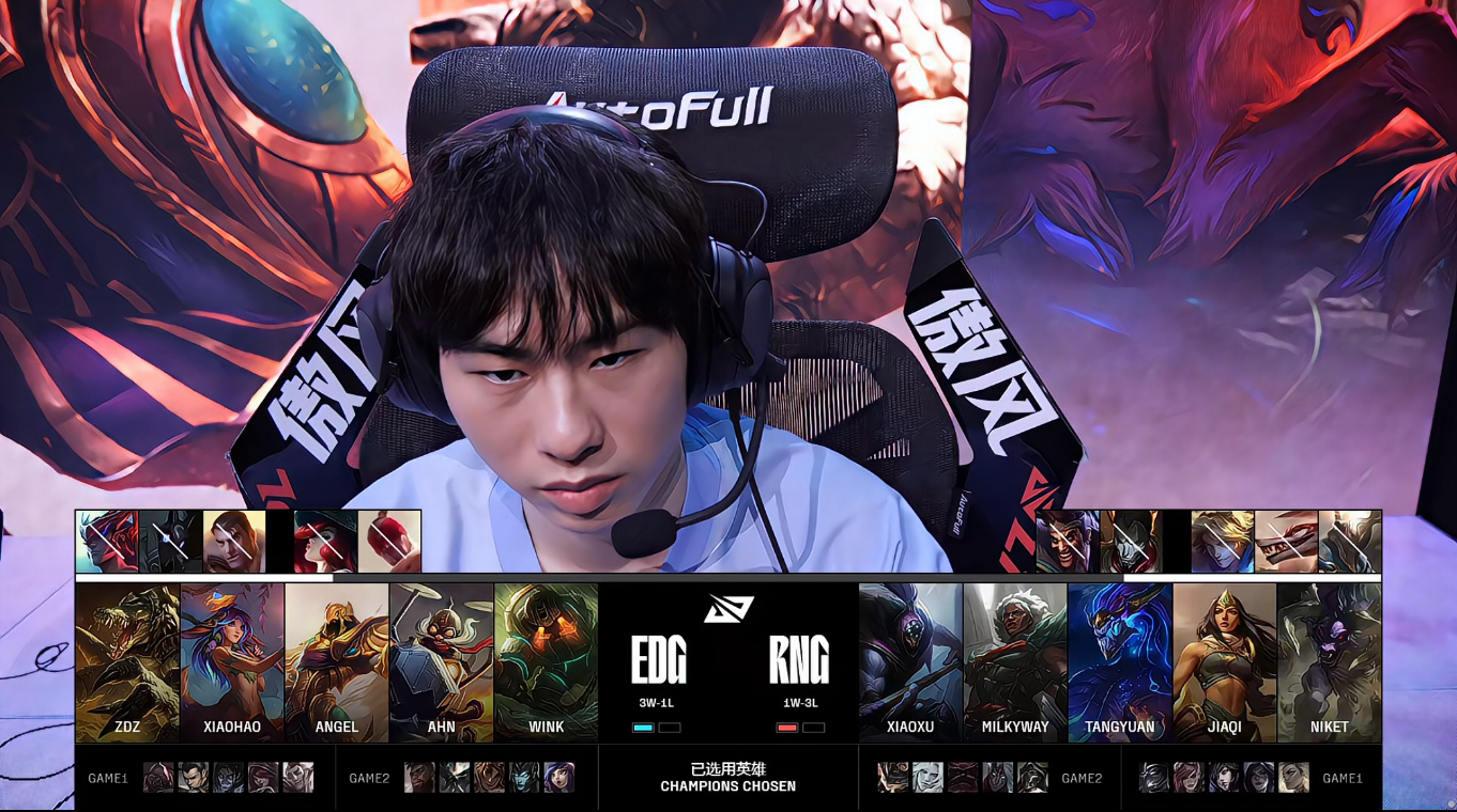 EDG横扫KT，Clid团战一打五宿敌对决四强赛，点燃全场激情