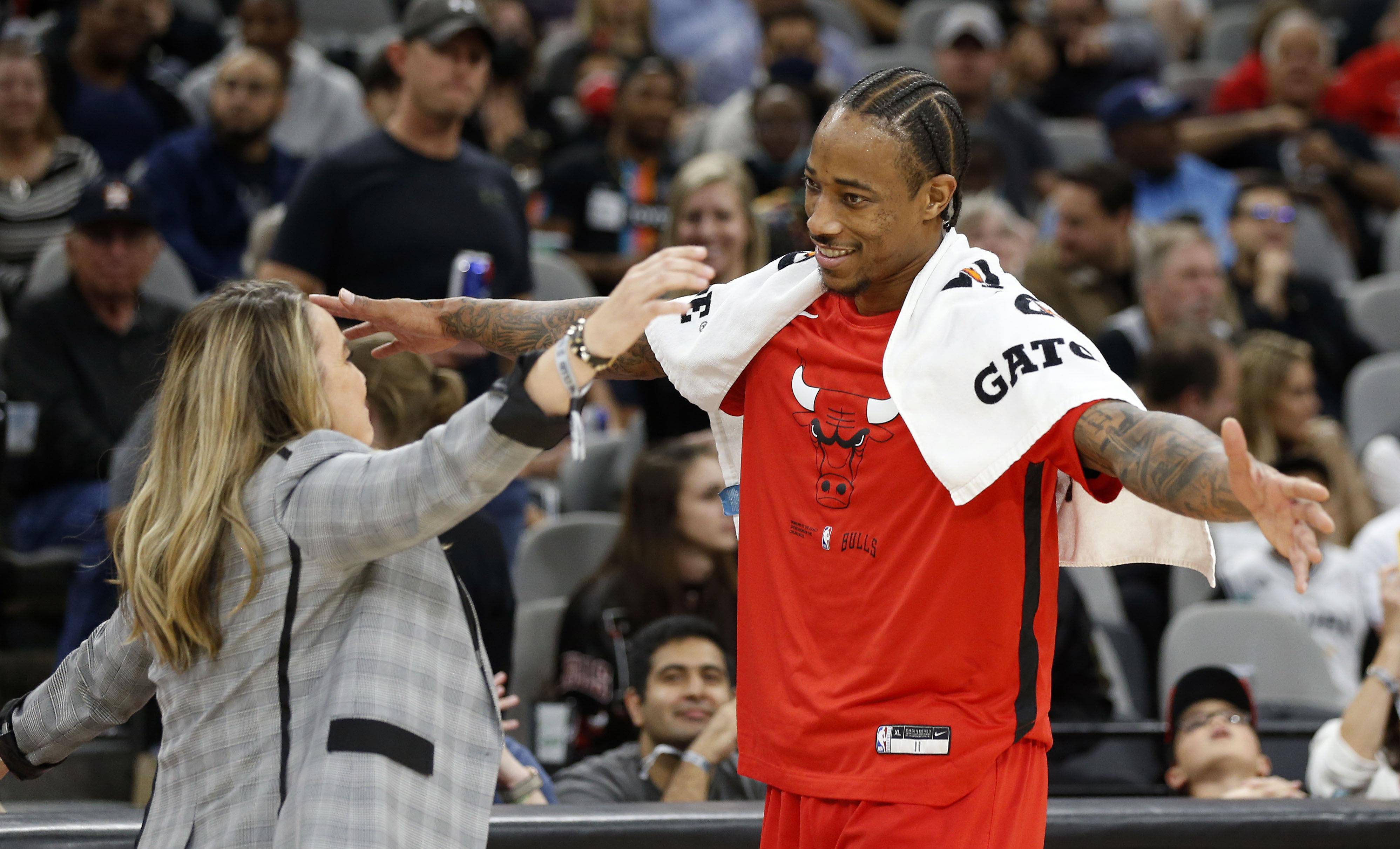 关于马刺大胜老鹰，德罗赞迅速找到状态的信息