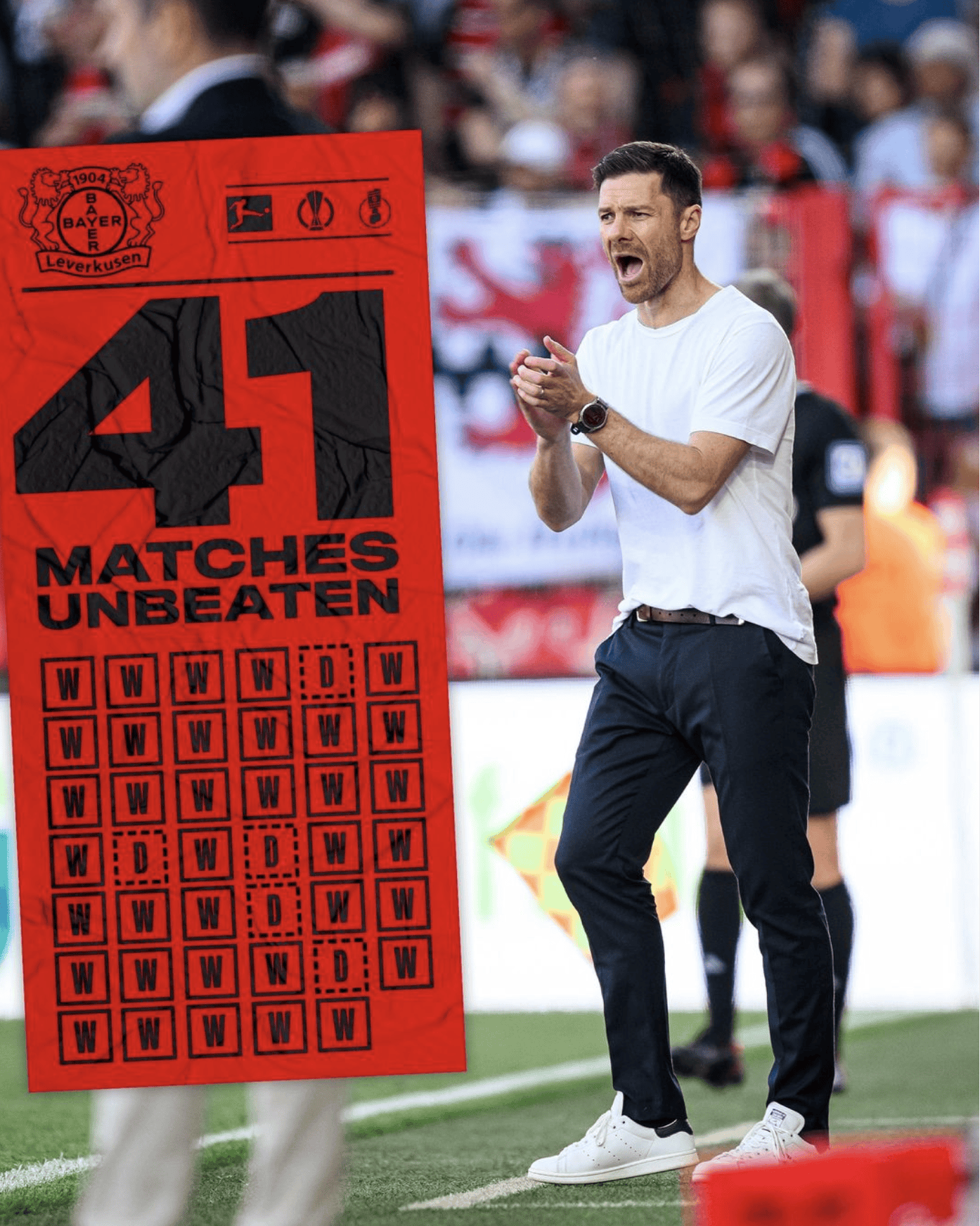 勒沃库森蝉联德甲冠军! 勒沃库森蝉联德甲冠军!